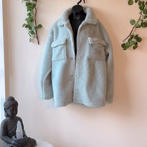 • Forever 21 Faux Sherling Jacket Mint